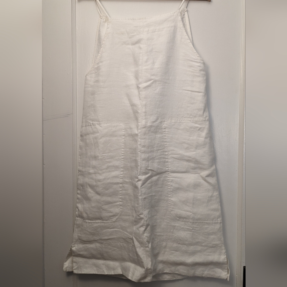 Everlane 100% Linen white dress